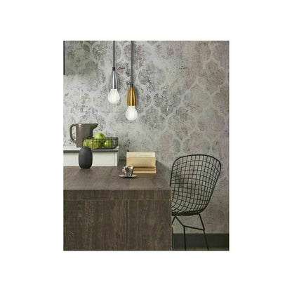 Minimalist/Industrial Glossy Copper Pendant Rea APP359-1CP