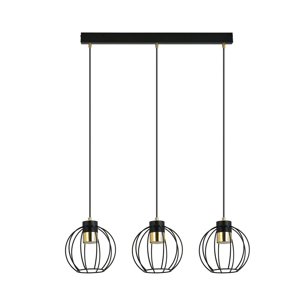 Emibig Ajax 3 Black/Gold Pendant