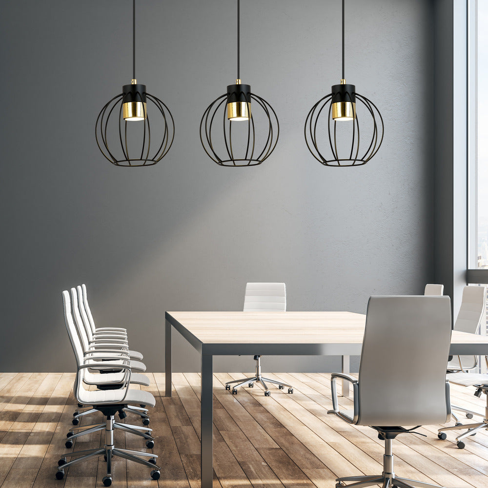 Emibig Ajax 3 Black/Gold Pendant