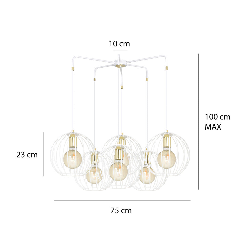 Emibig Albio 6 Pendant White