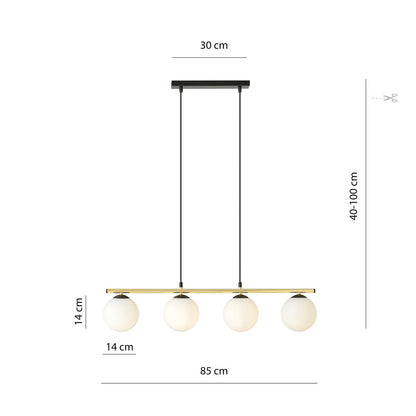 pendulum Emibig Alora 4 черен/бял