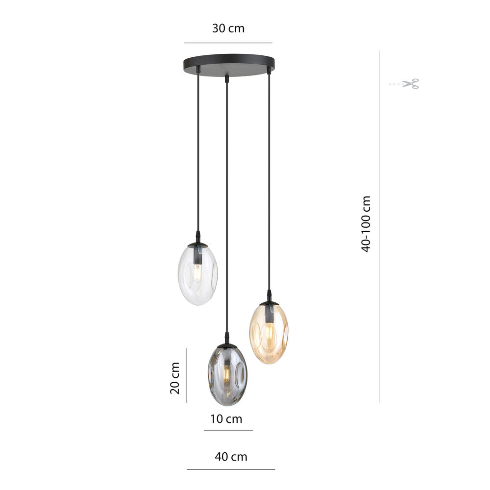 Emibig Astral 3 Pendant Black