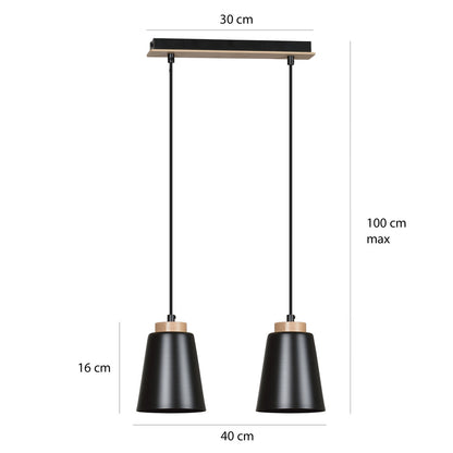 Emibig Bolero 2 Pendant Black