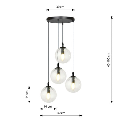 Emibig Cosmo 3 Premium Black/Transparent Pendant