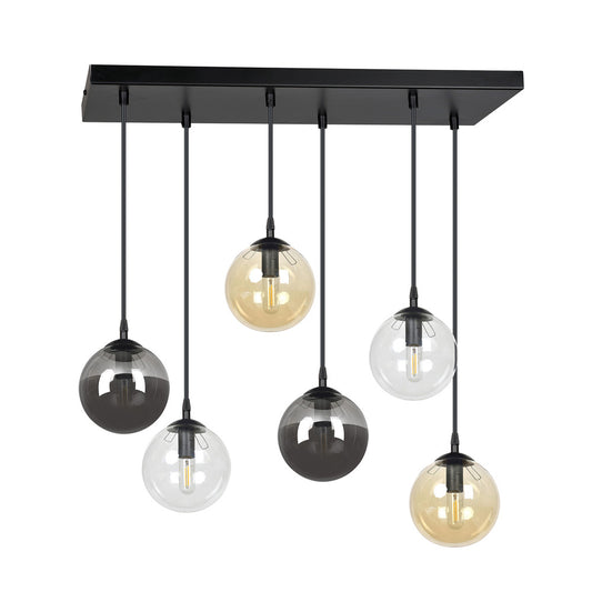 Emibig Cosmo 6 Transparent/Black Pendant