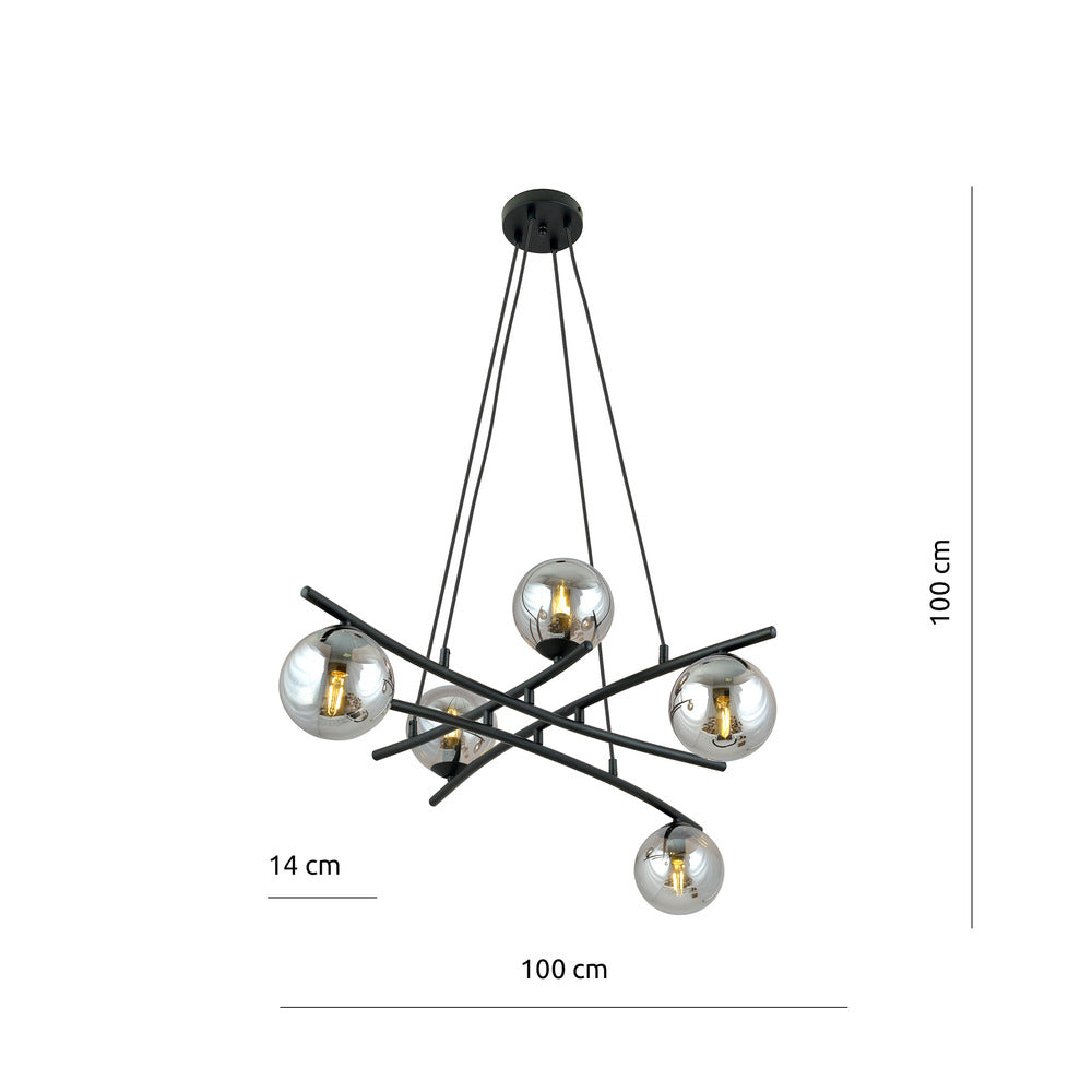 Emibig Essa 5 Graphite Pendant
