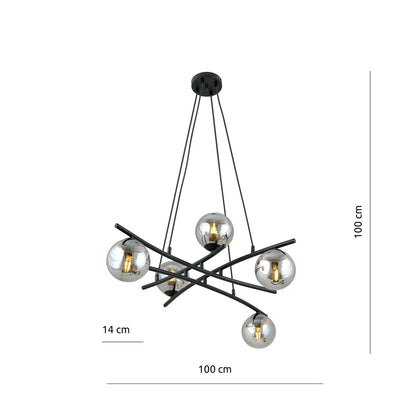 Emibig Essa 5 Graphite Pendant
