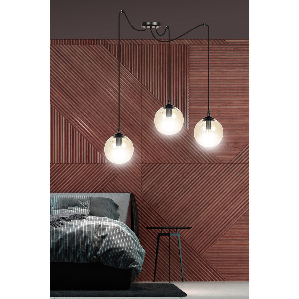 Emibig Gigi 3 Pendant Black/Brown