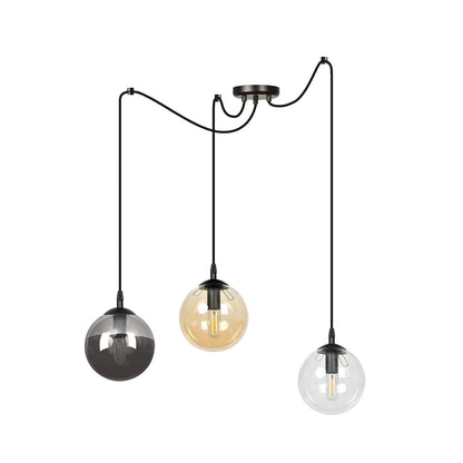 Emibig Gigi 3 Pendant Black/Transparent/Graphite