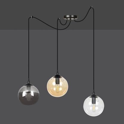 Emibig Gigi 3 Pendant Black/Transparent/Graphite
