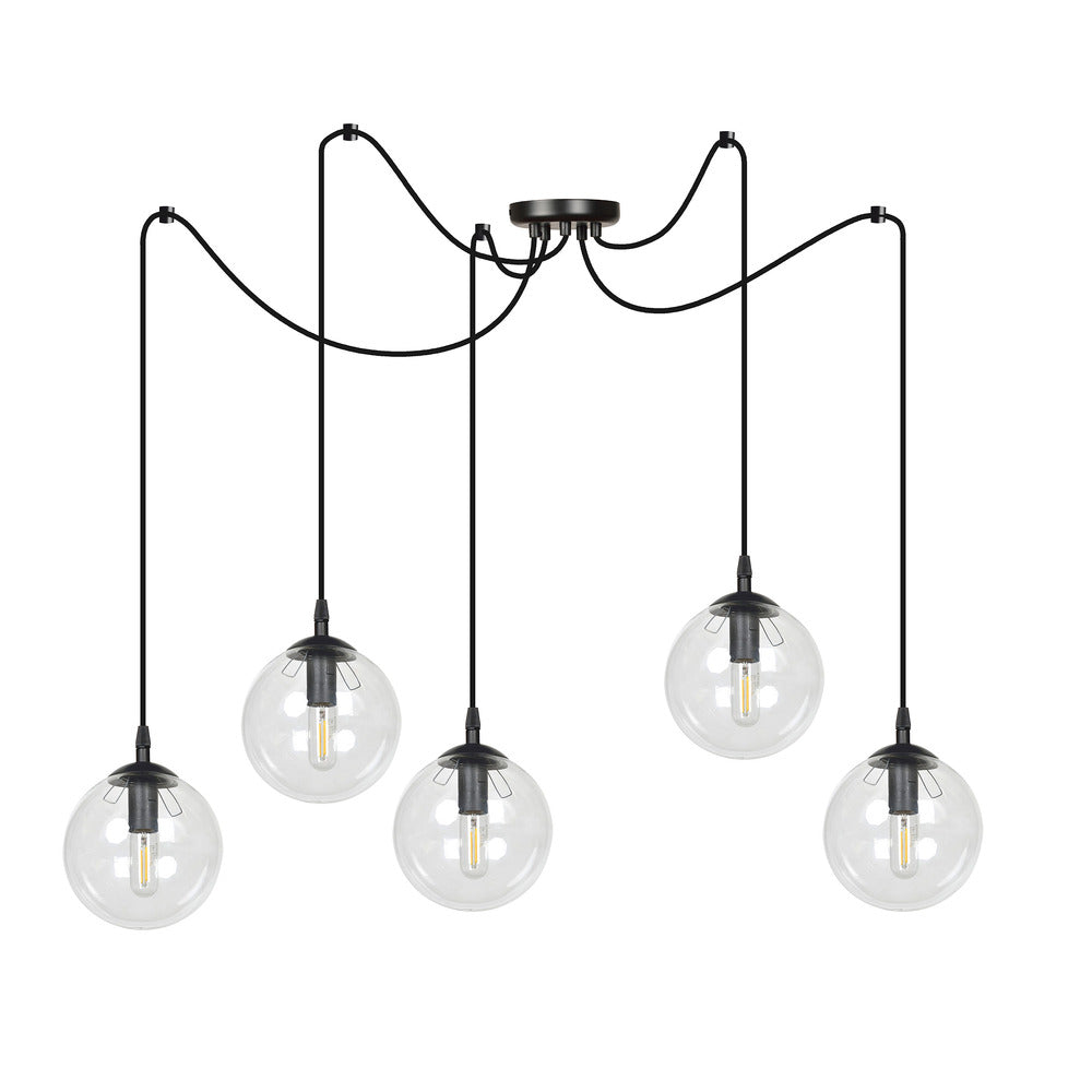Emibig Gigi 5 Pendant Black/Transparent