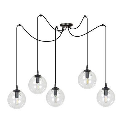 Emibig Gigi 5 Pendant Black/Transparent