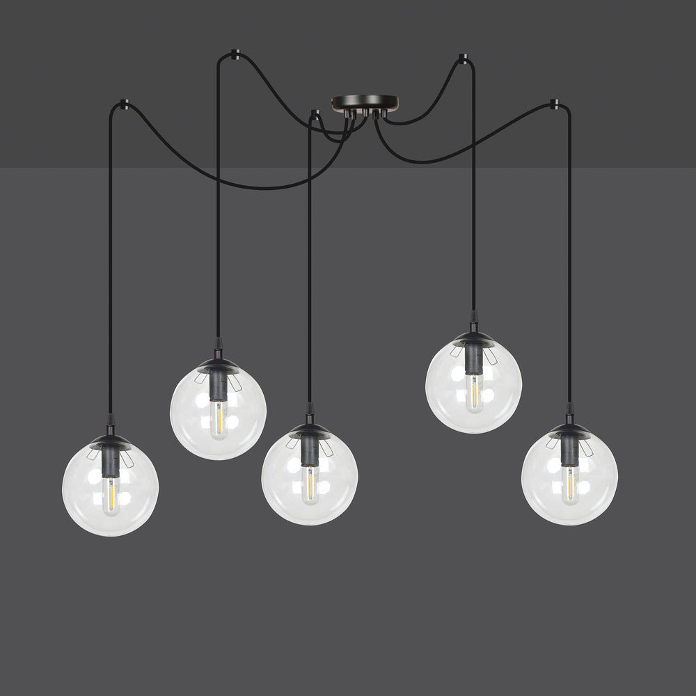 Emibig Gigi 5 Pendant Black/Transparent