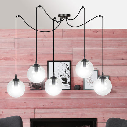 Emibig Gigi 5 Pendant Black/Transparent