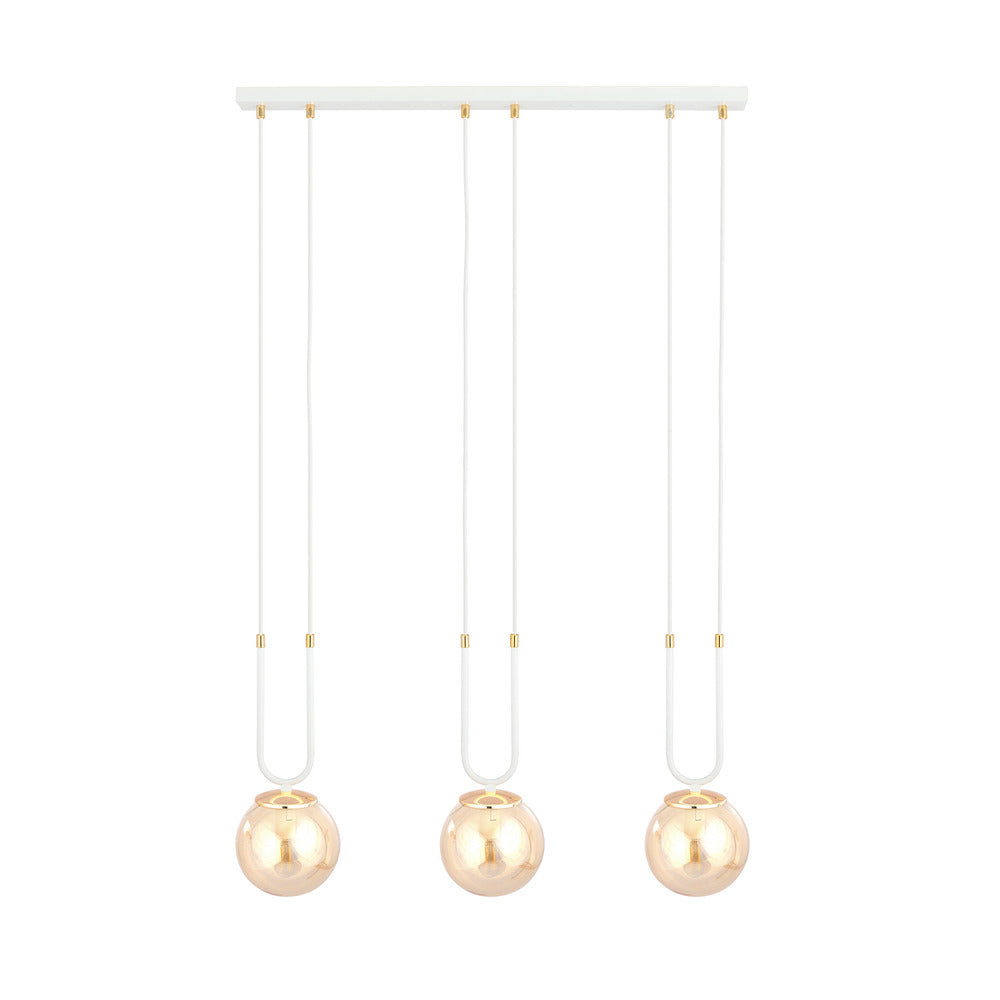 Emibig Glam 3 Pendant White/Gold