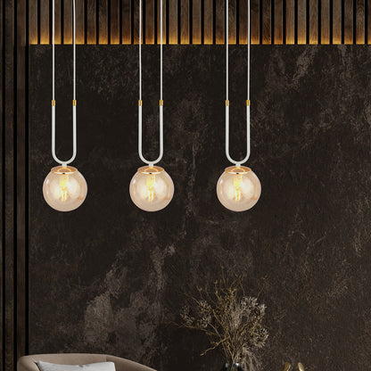 Emibig Glam 3 Pendant White/Gold