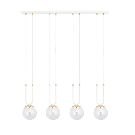 Emibig Glam 4 Pendant White/Transparent