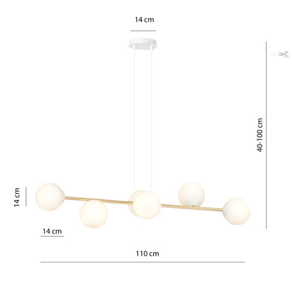 Emibig Gravity 6 Pendant White