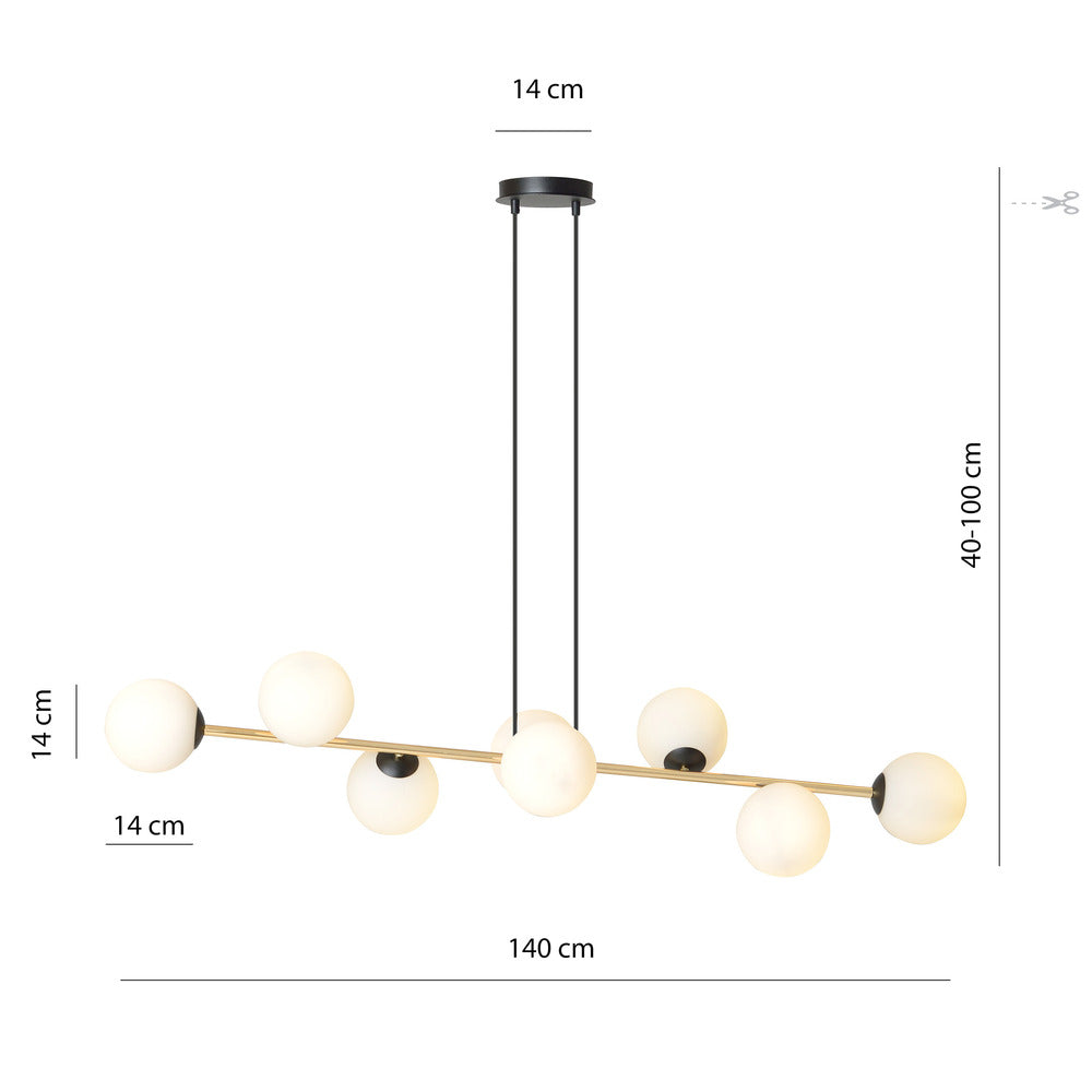 Emibig Gravity 8 Pendant Black/White