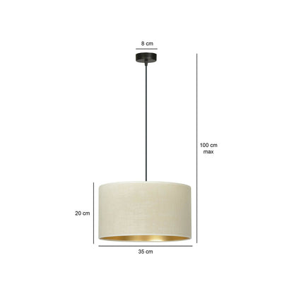 Emibig Hilde 1 Black/White Pendant