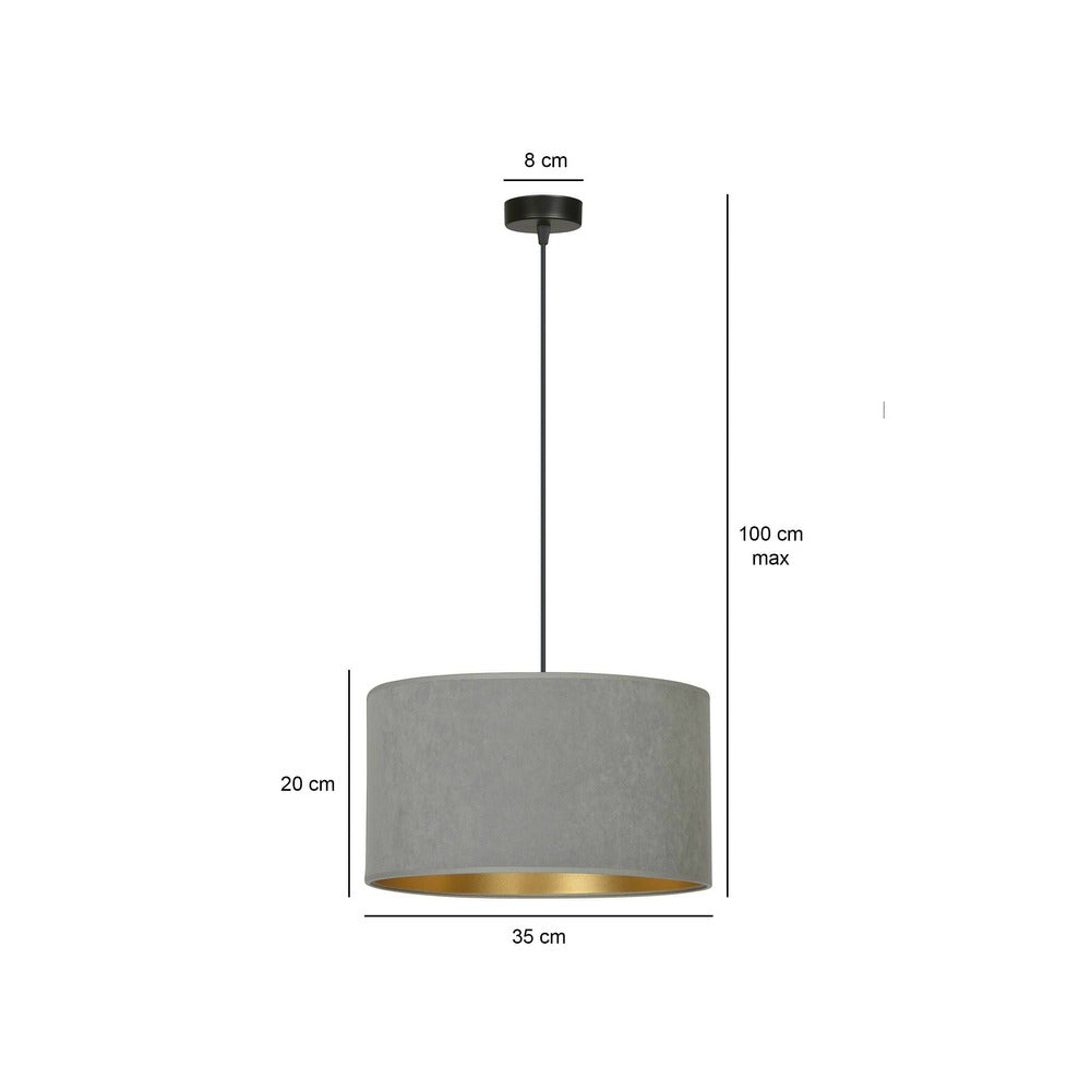 Emibig Hilde 1 Black/Grey Pendant