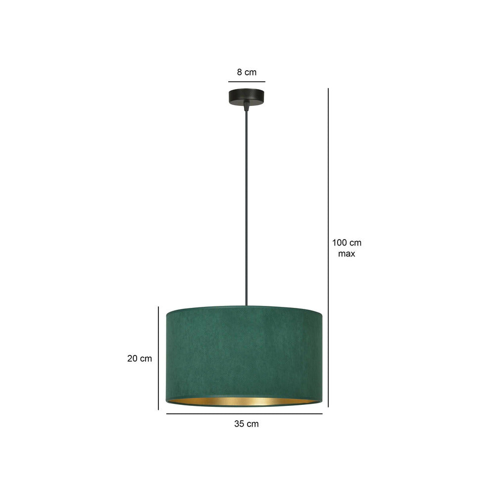 Emibig Hilde 1 Black/Green Pendant
