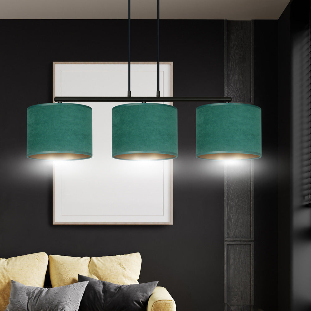Emibig Hilde 3 Black/Green Pendant