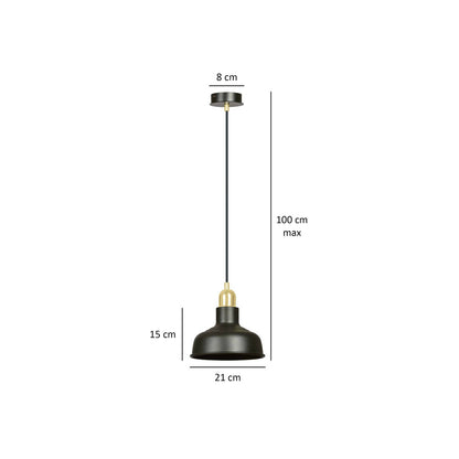 Emibig Ibor 1 Black Pendant