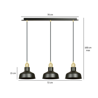 Emibig Ibor 3 Black Pendant