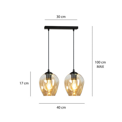 Emibig Istar 2 Black/Brown Pendant