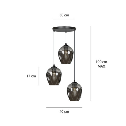 Emibig Istar 3 Premium Black/Graphite Pendant