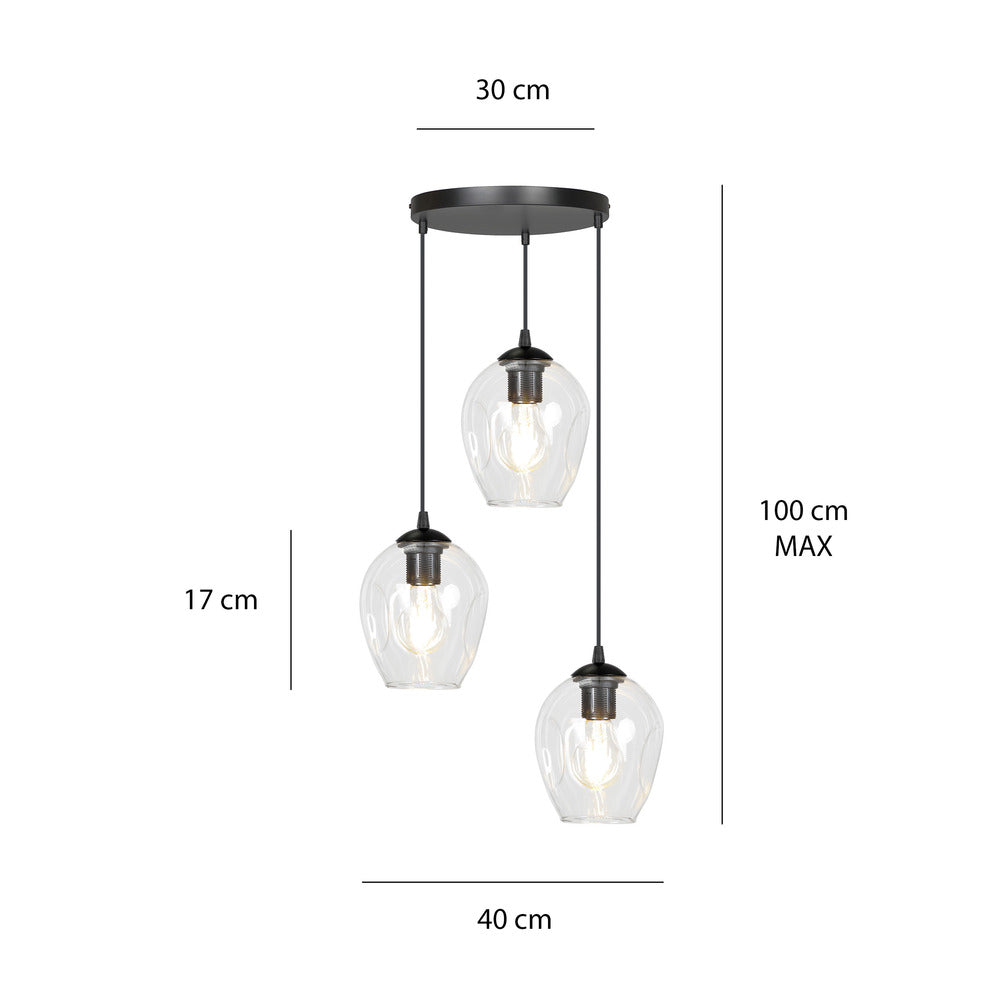 Emibig Istar 3 Premium Black/Transparent Pendant