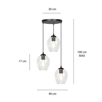 Emibig Istar 3 Premium Black/Transparent Pendant