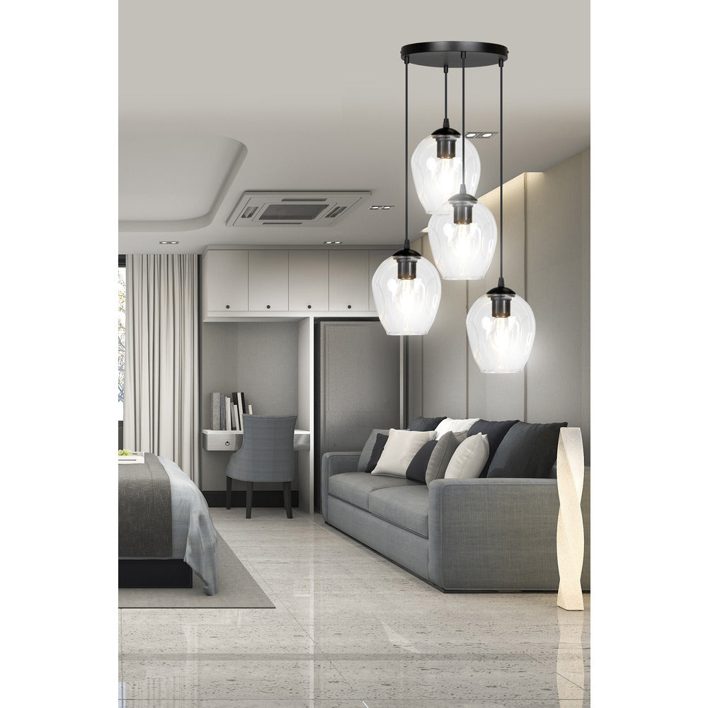 Emibig Istar 4 Premium Black/Transparent Pendant