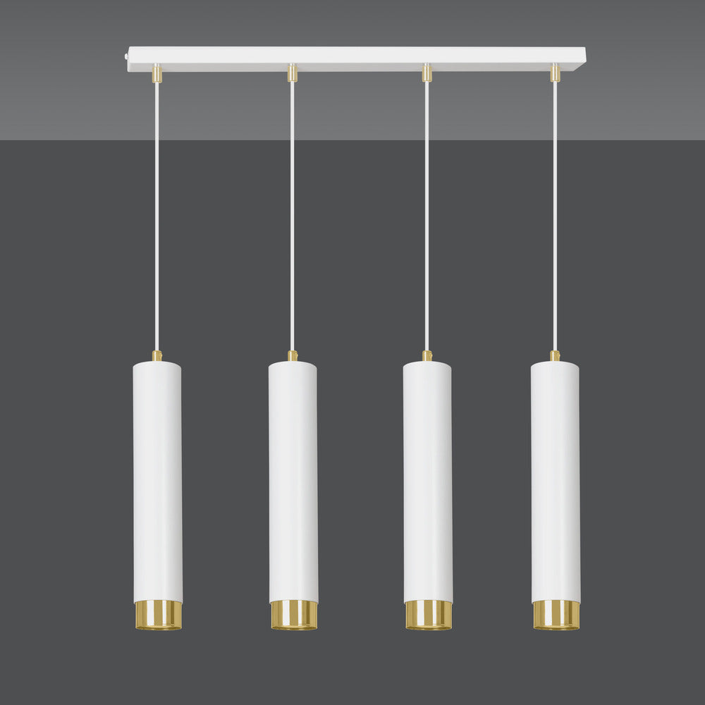 Emibig Kibo 4 Pendant White/Gold
