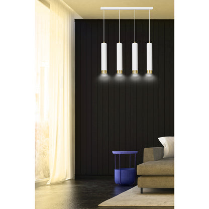 Emibig Kibo 4 Pendant White/Gold