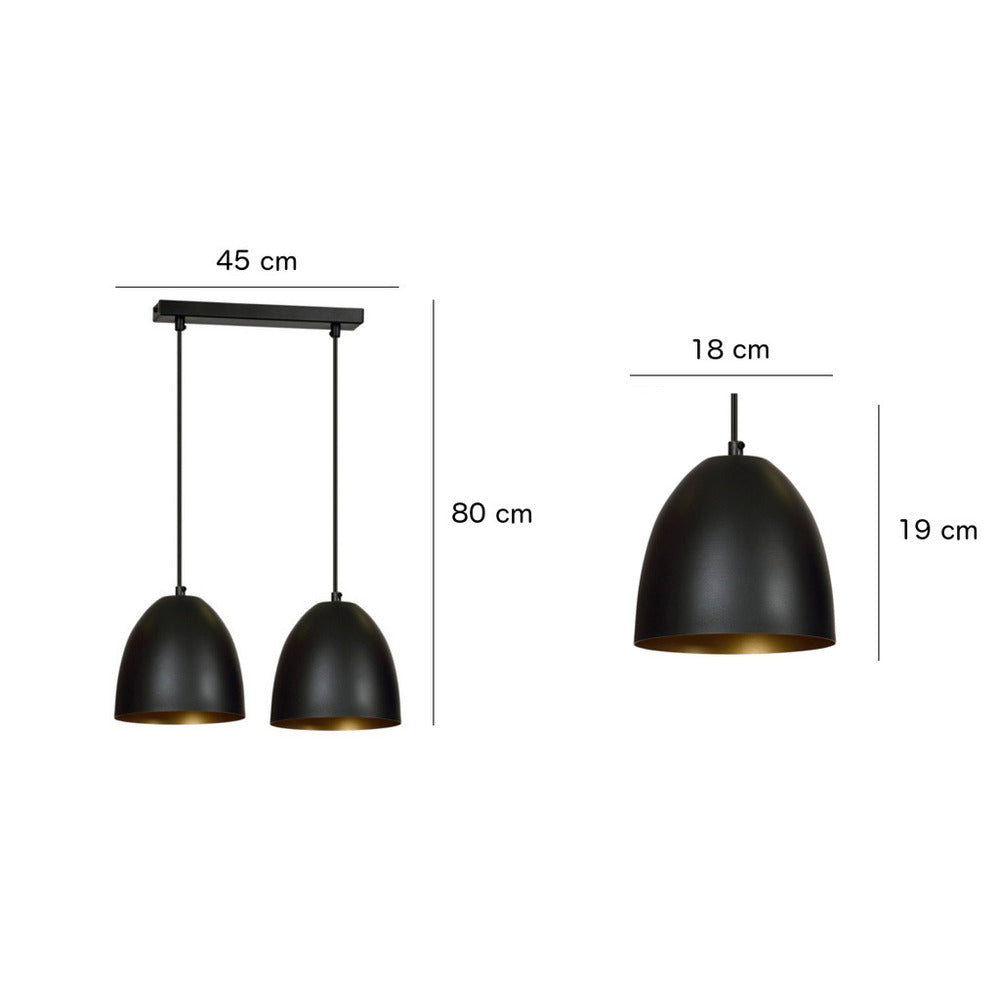 Emibig Lenox 2 Black/White Pendant