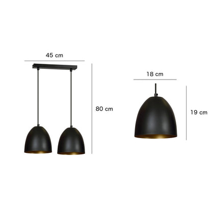 Emibig Lenox 2 Black/White Pendant