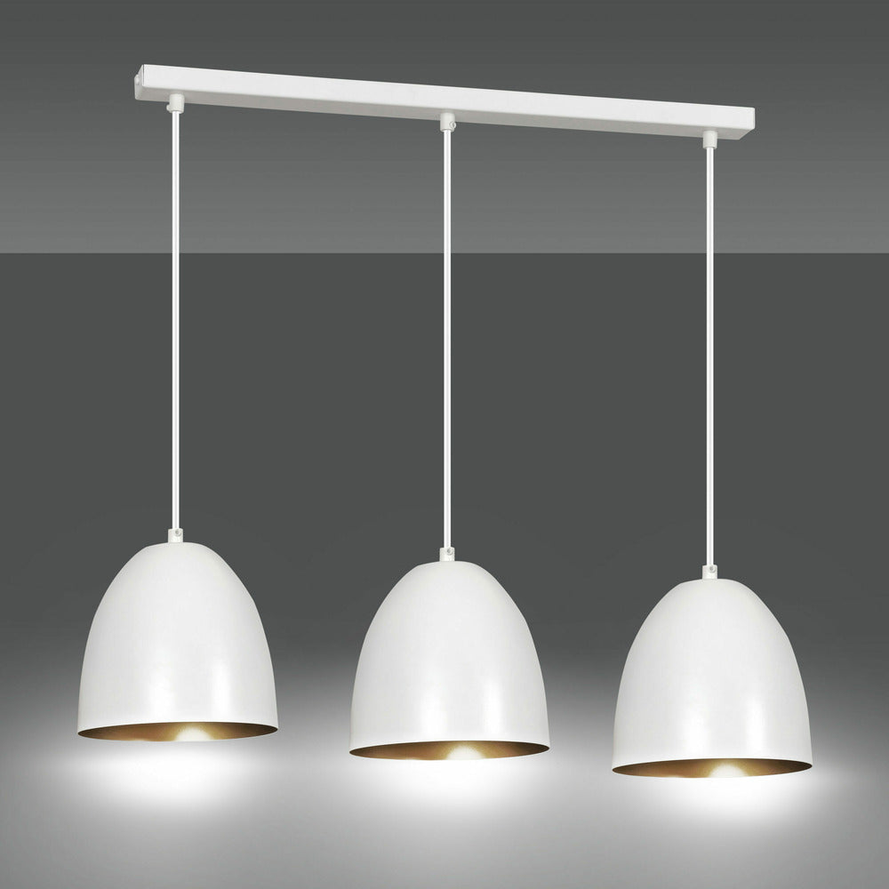 Emibig Lenox 3 White/Gold Pendant