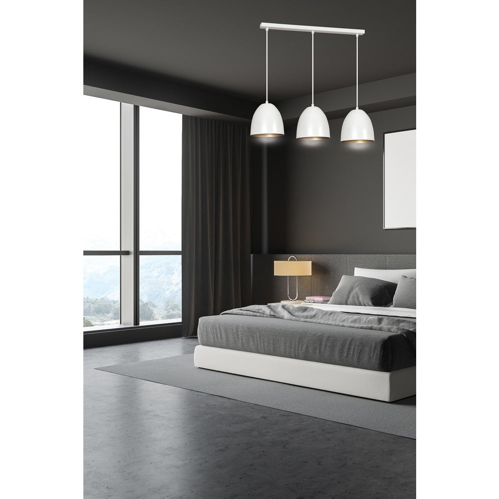 Emibig Lenox 3 White/Gold Pendant