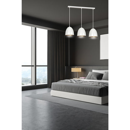 Emibig Lenox 3 White/Gold Pendant