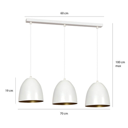 Emibig Lenox 3 Black/Gold Pendant