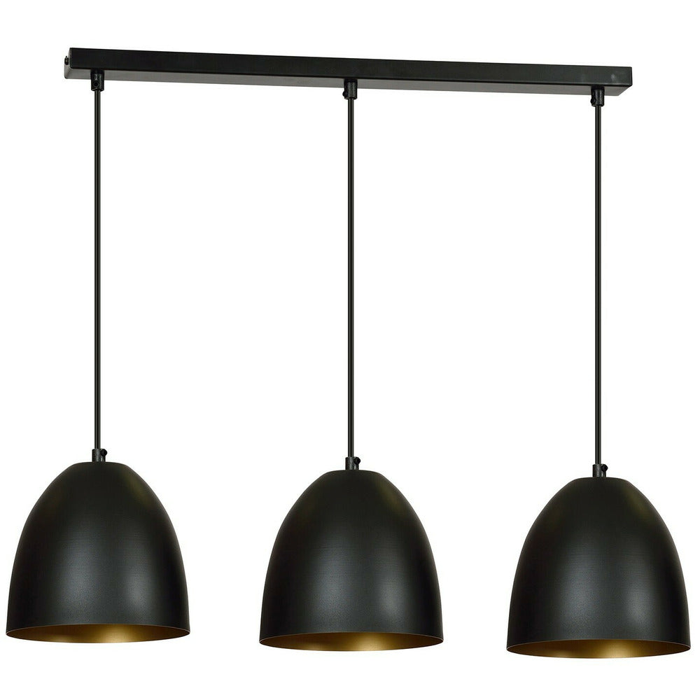 Emibig Lenox 3 Black/Gold Pendant