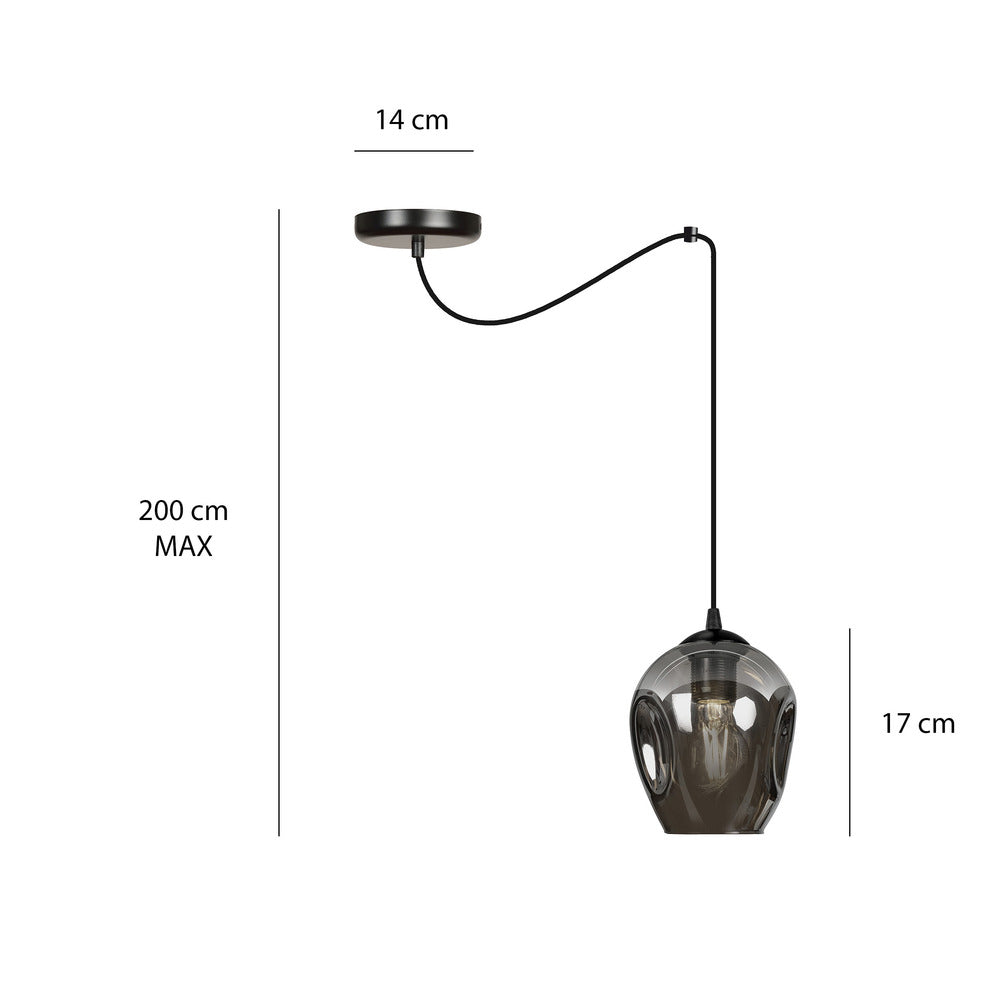 Emibig Level 1 Black/Graphite Pendant