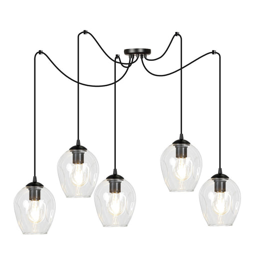 Emibig Level 5 Black/Transparent Pendant