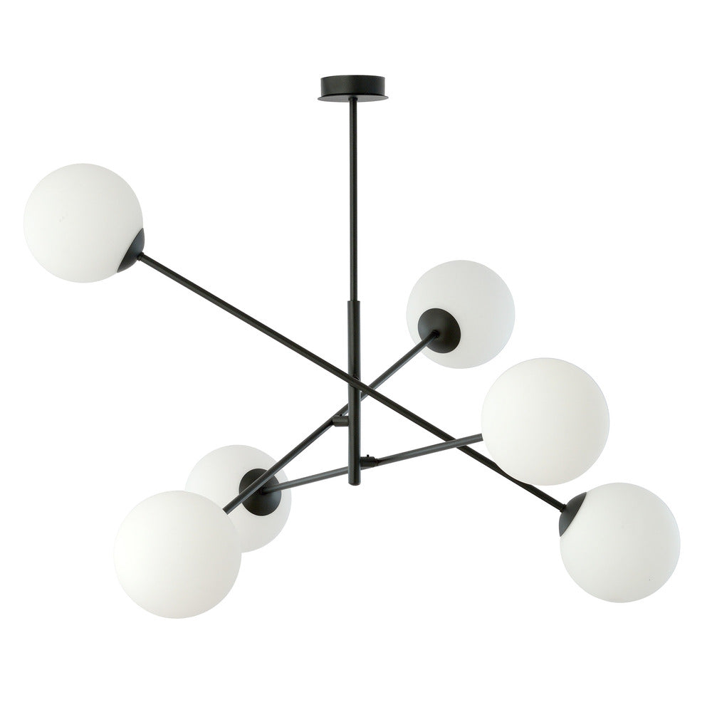 Emibig Linear 6 Black/White Pendant