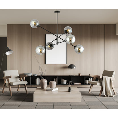 Emibig Linear 6 Black/Graphite Pendant