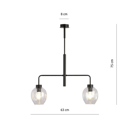 Emibig Lukka 2 Black/Transparent Pendant