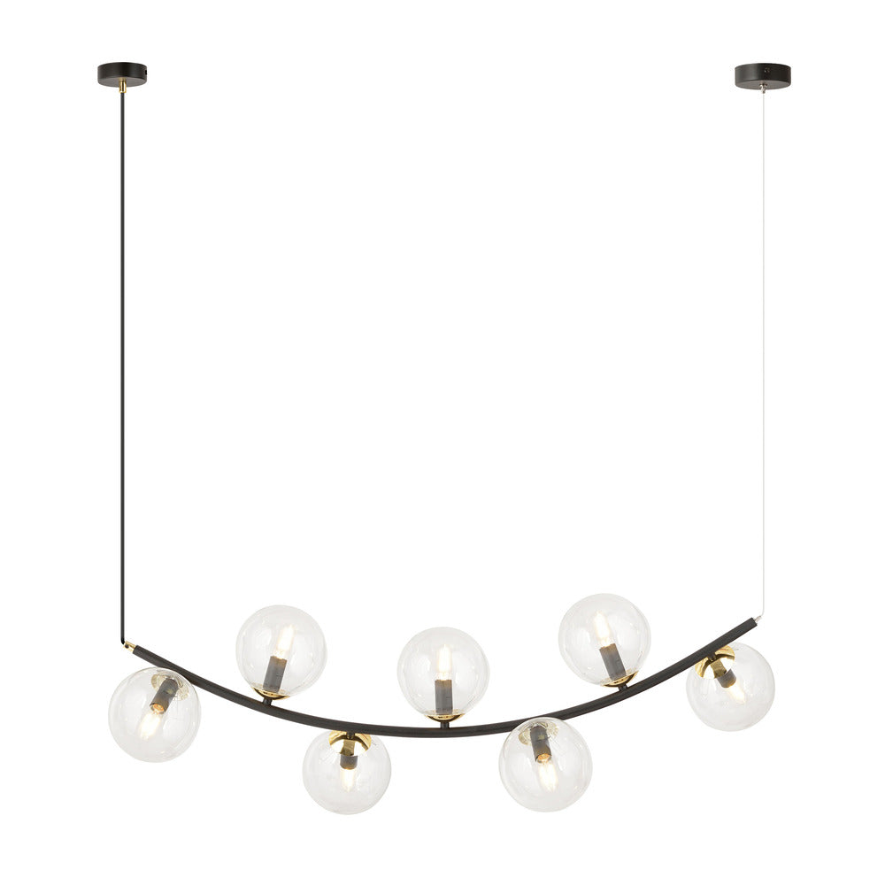 Emibig Ritz 7 BL Pendant Black/Transparent