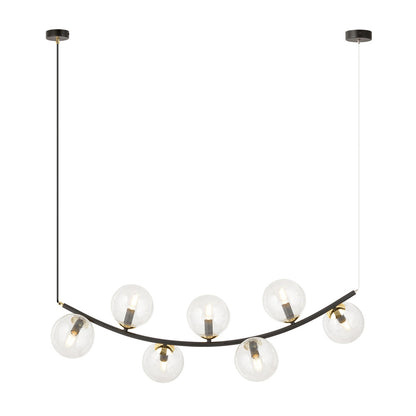 Emibig Ritz 7 BL Pendant Black/Transparent